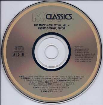 CD Johann Sebastian Bach: The Segovia Collection, Vol. 4: The Baroque Guitar