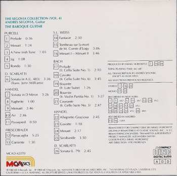 CD Johann Sebastian Bach: The Segovia Collection, Vol. 4: The Baroque Guitar