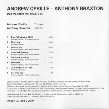 CD Andrew Cyrille: Duo Palindrome 2002. Vol. 1