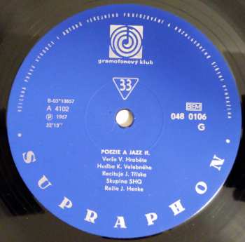 LP Václav Hrabě: Poezie A Jazz II.