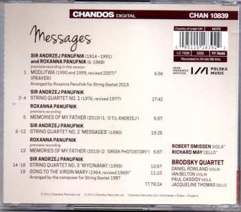 CD Brodsky Quartet: Messages, Chamber Works For Strings