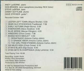 CD Andy LaVerne Quartet: Stan Getz In Chappaqua