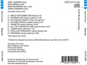 CD Andy Laverne: Rhapsody