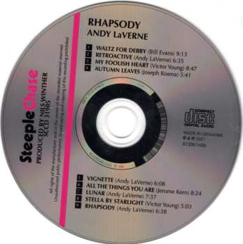 CD Andy Laverne: Rhapsody