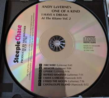 CD Andy LaVerne's One Of A Kind: I Have A Dream (At The Kitano, Vol. 2)
