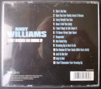 CD Andy Williams: I Don't Remember Ever Growing Up