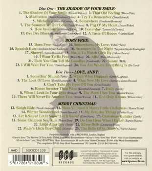 2CD Andy Williams: The Shadow Of Your Smile/Born Free/Love, Andy/Merry Christmas