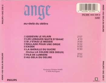 CD Ange: Au-delà Du Délire