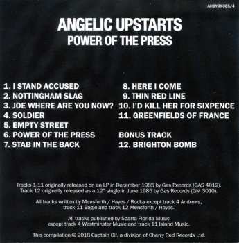 6CD/Dobozkészlet Angelic Upstarts: The Albums 1983 - 91
