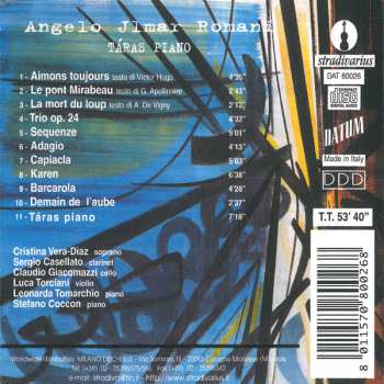 CD Angelo Jimar Romani: Táras Piano