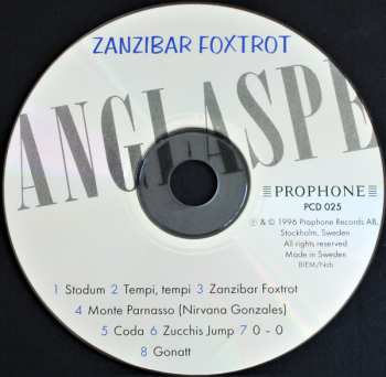 CD Änglaspel: Zanzibar Foxtrot