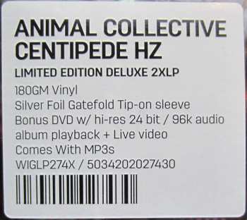 2LP/DVD Animal Collective: Centipede Hz DLX | LTD