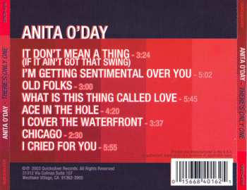 CD Anita O'day: There's Only One...