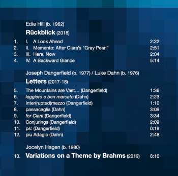 CD Ann DuHamel: Rückblick: New Piano Music Inspired By Brahms
