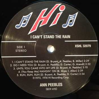 LP Ann Peebles: I Can't Stand The Rain LTD