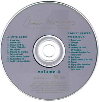 CD Anne Murray: A Love Song /  Highly Prized Possession