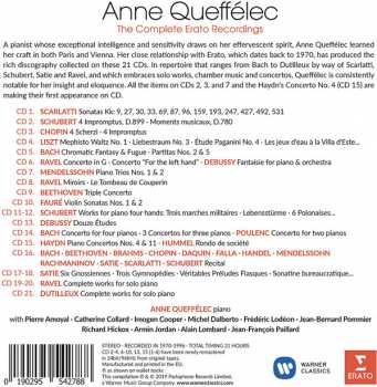 21CD/Dobozkészlet Anne Queffélec: The Complete Erato Recordings