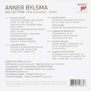 6CD/Dobozkészlet Anner Bylsma: Anner Bylsma Collection - Cello Concertos - Duets