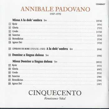 CD Cinquecento: Missa A La Dolc'Ombra & Missa A Lingua Dolosa