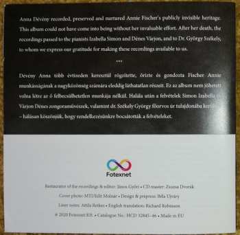 2CD Annie Fischer: Secrets