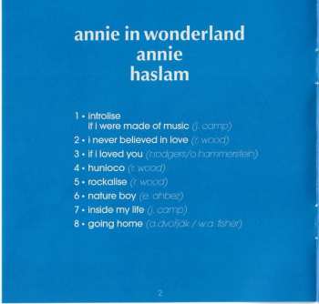 CD Annie Haslam: Annie In Wonderland
