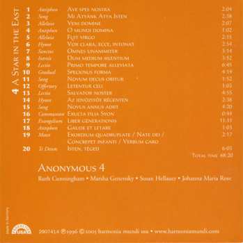 4CD/Dobozkészlet Anonymous 4: Noël - Carols & Chants For Christmas