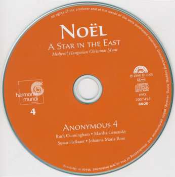 4CD/Dobozkészlet Anonymous 4: Noël - Carols & Chants For Christmas