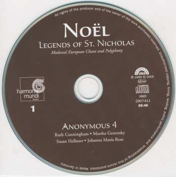 4CD/Dobozkészlet Anonymous 4: Noël - Carols & Chants For Christmas