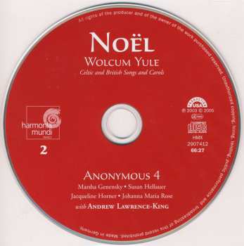 4CD/Dobozkészlet Anonymous 4: Noël - Carols & Chants For Christmas