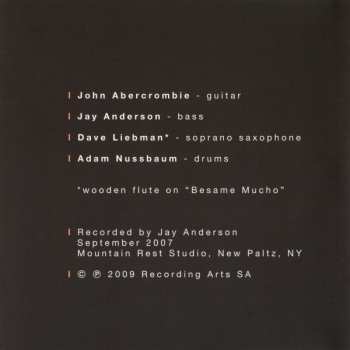 CD (Another) Nuttree Quartet: Something Sentimental