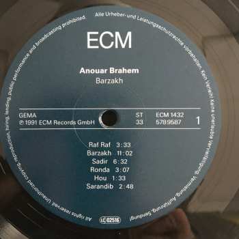 LP Anouar Brahem: Barzakh