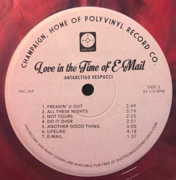 LP Antarctigo Vespucci: Love in the Time of E-mail CLR | LTD