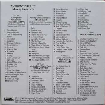 5CD/Dobozkészlet Anthony Phillips: Missing Links I-IV