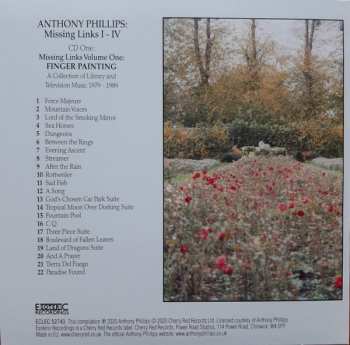 5CD/Dobozkészlet Anthony Phillips: Missing Links I-IV
