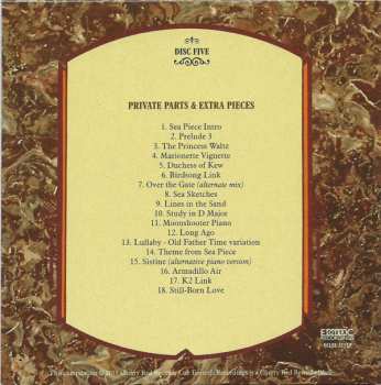 5CD/Dobozkészlet Anthony Phillips: Private Parts & Pieces I-IV