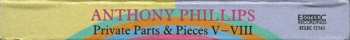 5CD/Dobozkészlet Anthony Phillips: Private Parts & Pieces V-VIII