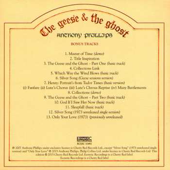 2CD/DVD/Dobozkészlet Anthony Phillips: The Geese & The Ghost