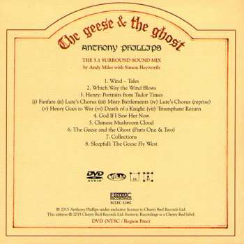 2CD/DVD/Dobozkészlet Anthony Phillips: The Geese & The Ghost