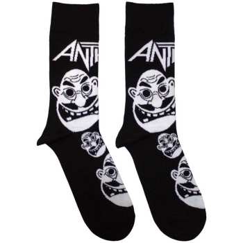 Merch Anthrax: Bokazokni Faces Pattern B&w