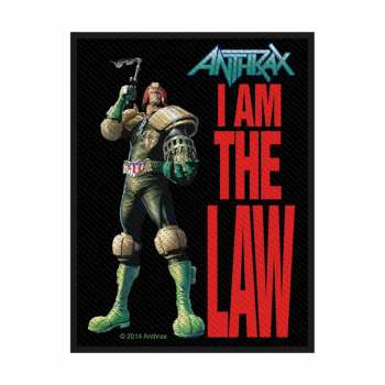 Merch Anthrax: Felvarró I Am The Law