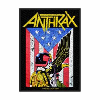 Merch Anthrax: Felvarró Judge Dredd 