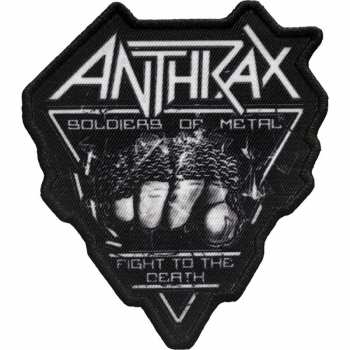 Merch Anthrax: Felvarró Soldier Of Metal Ftd