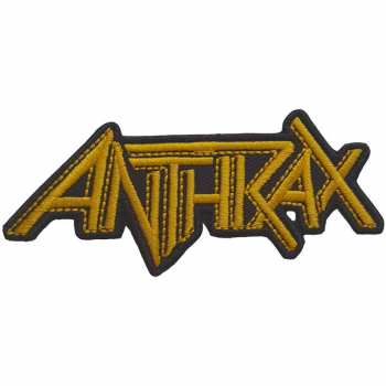 Merch Anthrax: Felvarró Yellow Logo Anthrax