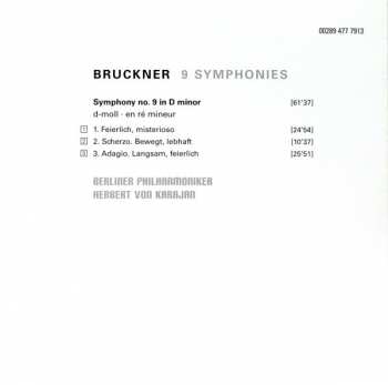 9CD/Dobozkészlet Berliner Philharmoniker: 9 Symphonies