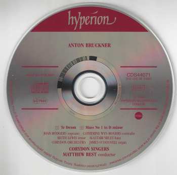 3CD Anton Bruckner: Masses • Te Deum • Psalm 150