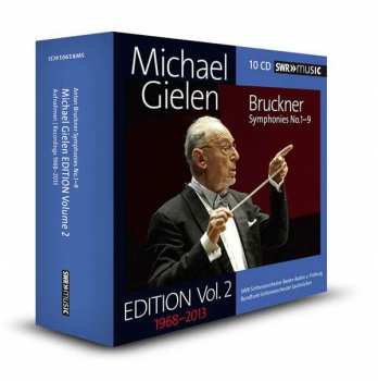 10CD/Dobozkészlet Anton Bruckner: Symphonies No.1-9, Michael Gielen Edition Vol. 2 1968-2013