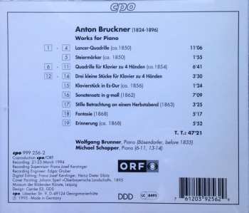 CD Anton Bruckner: Piano Works