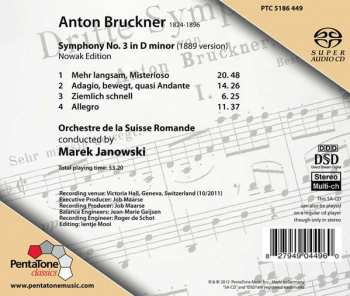 SACD L'Orchestre De La Suisse Romande: Symphonie No. 3 In D Minor