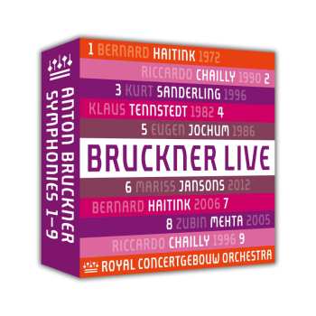9CD Anton Bruckner: Symphonien Nr.1-9 (bruckner Live - Royal Concertgebouw Orchestra)