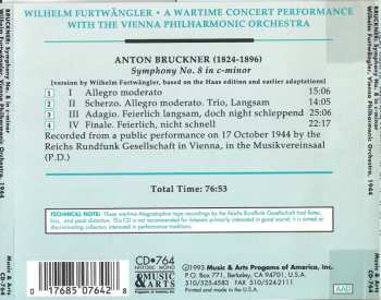 CD Wiener Philharmoniker: Symphony No. 8 In C (Version By Furtwangler Based On The Haas Edition)